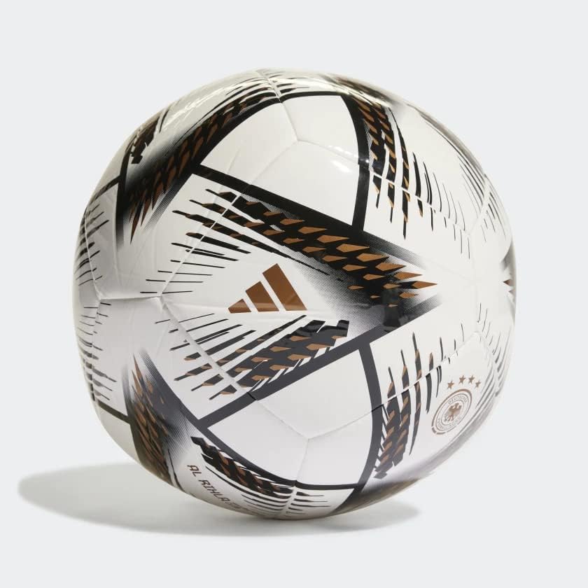 Adidas Unisisex-Adult FIFA Copa do Mundo Catar 2022 Al Rihla Club Soccer Ball, Alemanha, 5