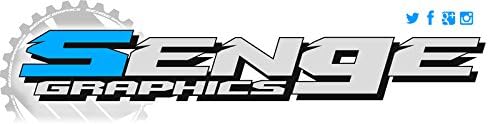 2007 Exc-f Zany Pink Senge Graphics Complete Kit com Rider I.D. Compatível com KTM