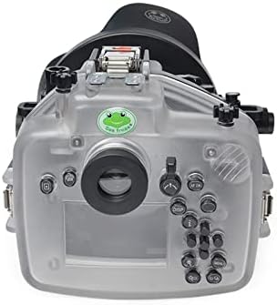 Seafrogs 40m/130 pés subaquáticos abrigam estojo à prova d'água para Nikon Z6ii Z7ii com porta de cúpula de 8 polegadas de comprimento, compatível com Nikon 16-35 1,4 g, 24-70 f2.8, AF-S VR105 F/2.8G, AF-S 8- 15 1: 3,5-4.5 lente