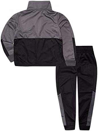 Nike Kids Baby Boy's Color Block Full Zip Hoodie e Pants de corredor Conjunto de faixas de duas peças