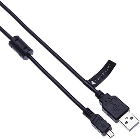 Cabo USB para Sony DSC-W800 DSCW800, DSCH300 | Câmera digital Coolpix L340, A10, B500 | Sincronização de dados e cabo de