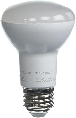 Feit Electric LED R20 R20 E26 Lâmpada Base - 45W Equivalente - 10 anos Vida - 450 lúmen - 2700k Branco macio - Dimmable | 2 pacotes