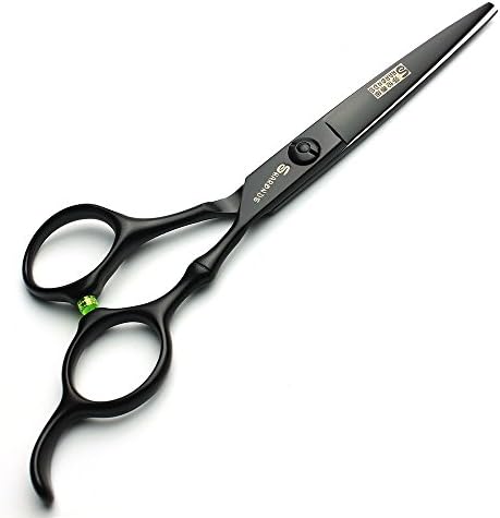 Design de cabelo preto de 6 Belso Profissional Scissors 400c Detela de corte de aço fino