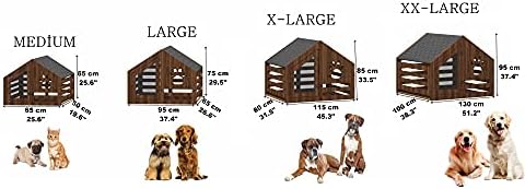 Canil de cachorro, casa de estimação de madeira, casa de cachorro moderno, cama de cachorro, caixa de cachorro, casa de cachorro,