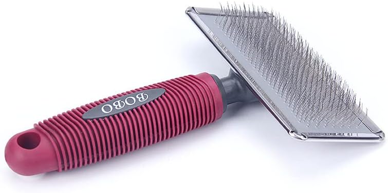 Brush de preparação para animais de estimação, pente de agulha de aço inoxidável é fácil de remover bolas de cabelo e pentear