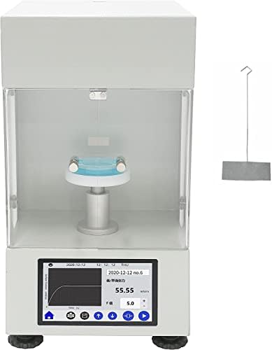 Cnyst interfacial medidor de tensão líquido tensiômetro Tensiômetro Testador de tensão com pt intervalo de 0 a 1000mn/m de medição automática armazenamento de dados de 4,3 polegadas de 4,3 polegadas Operação