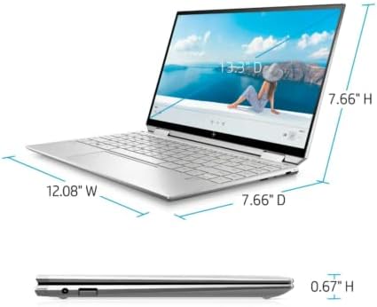 HP - Spectre X360 2 -1 13,3 4K Ultra HD Touch -Screen Laptop - Intel Core i5 - 8 GB de memória - 256 GB SSD - Prata natural