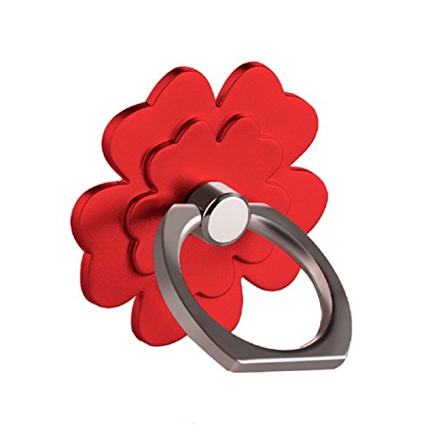 Dourm celular anel do suporte para o anel de celular, 360 ° Rotação fofa de flor fofa para celular de metal de metal