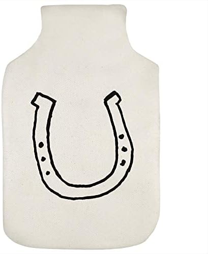 Azeeda 'Metal Horseshoe' Hot Water Bottle Bottle