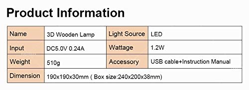 XDG Cactus 3D Lâmpada de madeira Led Night Light Home Room Decoração Lâmpadas de mesa criativas para crianças Presente