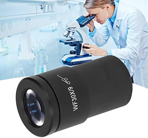 30mm Microscópio Lente de lentes de vidro óptico de vidro óptico Liga de alumínio fácil resistente à corrosão para uso laboratorial
