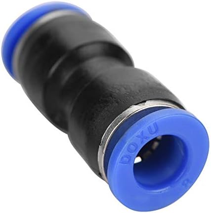 OD 4/6/8/10/12/14/16my mangueira de ar pneumática conector reto de ar push de acessórios rápidos plástico azul + preto35pcs