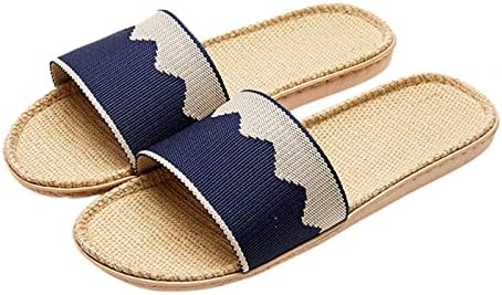 Flippers para mulheres chinelos internos para mulheres sapatos de linho mulheres sandálias domésticas de verão feminino sandálias