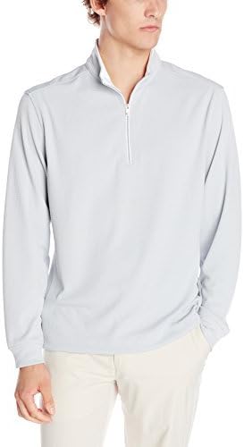 Coleção Greg Norman Texturizada Men 1/4 Zip Mock Shirt