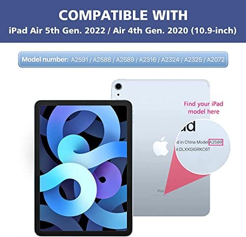 Caixa fofa de desenho animado para iPad Air 5th Geração Caso 2022 / iPad Air 4th 2020 Case 10,9 polegadas -Kawaii Pattern