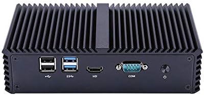 Inuomicro Firewall Box G4200L com 8GB DDR3 RAM 128 GB SSD WiFi, 4 NICS sem fãs Linux Mini PC, Core i5-4200U, núcleo duplo 1.6GH, AES-Ni Firewall Mini Desktop Computador