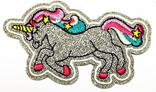 Kleenplus Unicorn Horse patches infantil adesivo de desenho animado artesão bordado artes de costura de manobra de tecido jeans