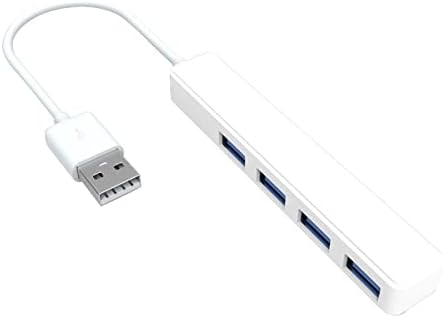 S5E5X USB 2.0 Cabo longo do cubo com porta de carregamento micro USB, 4 Porta 5V Transferência rápida de dados USB Extensão