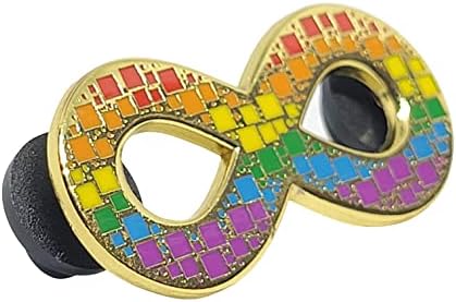Orgulho autista Autismo Infinito Símbolo Mosaico Rainbow Spectrum Pin de esmalte | Celebrar neurodiversidade Autismo Aceitação Neurodivergent Pin Pin