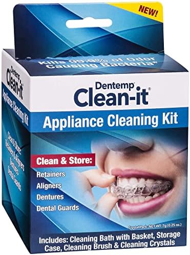 Dentemp Clean-It: Kit de limpeza de aparelhos dentários