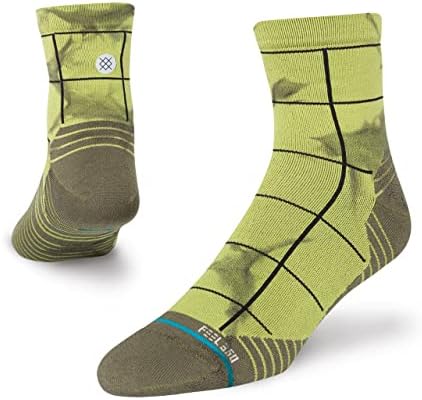 Stance Graphed Quarter Socks, verde