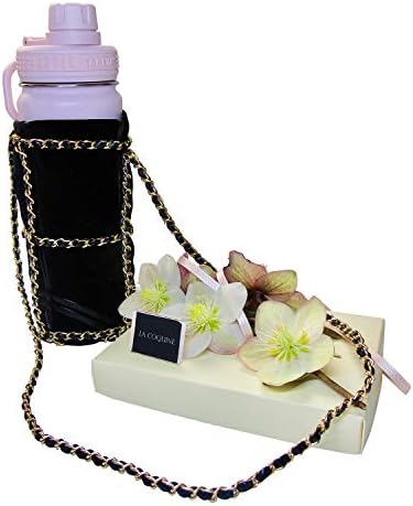 Velvet Chain Water Bottle Solder com tamanho padrão de esteira de ombro também se encaixa no seu cordão de cabine de corpo