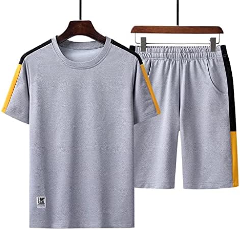 WPYYI Men's Summer Tracksuit Sportswear Sports Shorve T Tirchas+curtas conjuntos de duas peças masculino Casual Sports Suits