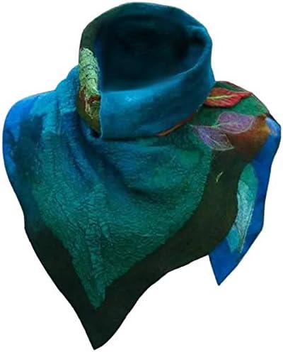 Lenço com estampa de lenço enrolar o xale feminino Scarve viagens de viagem folclórica lady shahay lenço