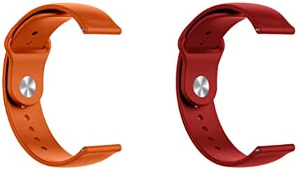 Uma banda de relógio de liberação rápida de um escalão compatível com Garmin Venu Sq 2 Silicone Watch Strap With Button Lock,