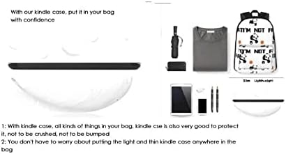 Caso de capa do Kindle Smart - Caixa colorida colorida de entrada clássica 3D para Kindle Touch 2014 Ereader Slim Protective Smart Case para modelo wp63gw/cena de desenho animado
