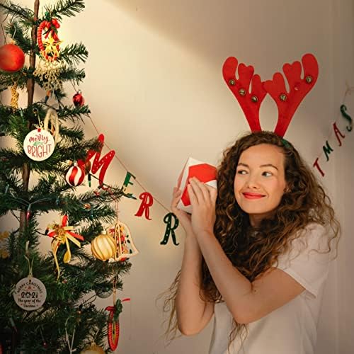 2022 Pandemic Christmas Mantera Ornamentos da Árvore de Natal Ano Novo Inspire presentes redondo decorações de aço inoxidável