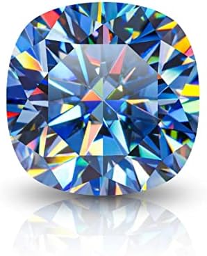 Diamante Shree 1CT-50CT Corte Corte Vivid Blue VVS1 Clarity Moissanite Diamante solto Pedras precios