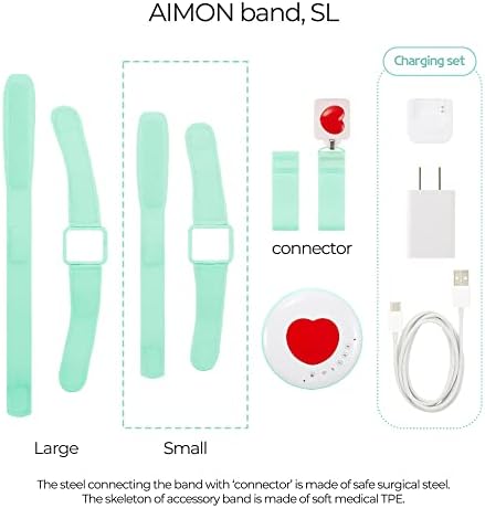 Acessório de banda Aimon para monitor de bebê inteligente de 0 ~ 35 meses tamanho - xs, s, l