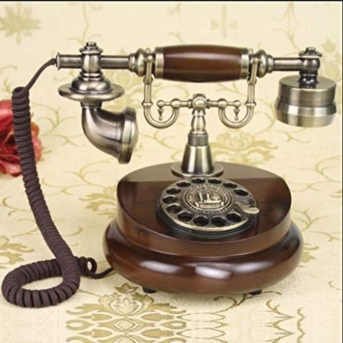 Telefones telefones de mesa clássicos de mesa de mesa clássicas da KLHHG RETRO COM TEMPO E REAL E TEMPO DE CALLER DOMENCIO