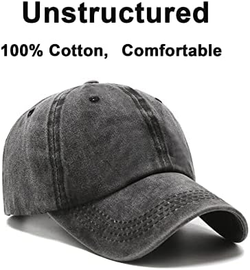 Jyxingchi vintage lavado algodão angustiado Papai chapéu de beisebol Baseball Trucker Ajustável Chapéus unissex
