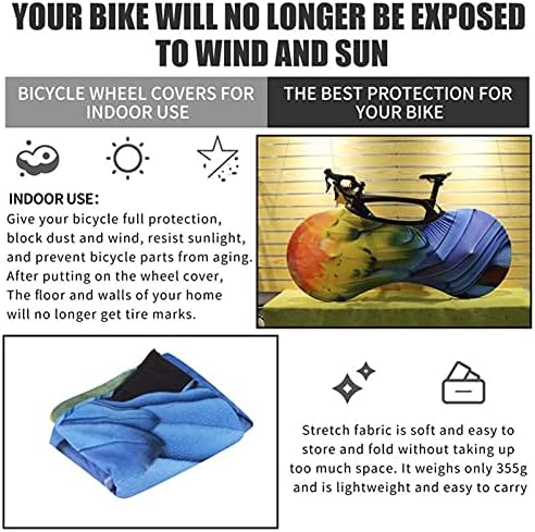 Rodas protetoras de bicicleta de estrada MTB cobre engrenagem de proteção à prova de arranhões à prova de poeira