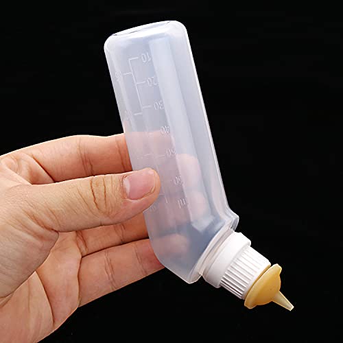 Kit de mamilo para seringa de garrafa de alimentação Guastoe, com colarinho, gotas e dispensador de pílula de estimação para filhotes, gatinhos e outros animais,