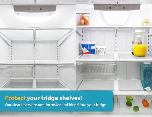 Fornecedores de geladeira para prateleiras pelos itens essenciais de Linda - forros de prateleira de geladeira para prateleiras de