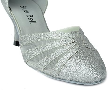 Bluebell Shoes feitos à mão para o Women's Ballroom Wedding Competition Sapatos de dança- Cindy 2,5 Salto