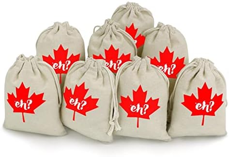 EH Canadá Bordo Maple Prazes Bolsas de Armazenamento Bolsas de Presente de Candros