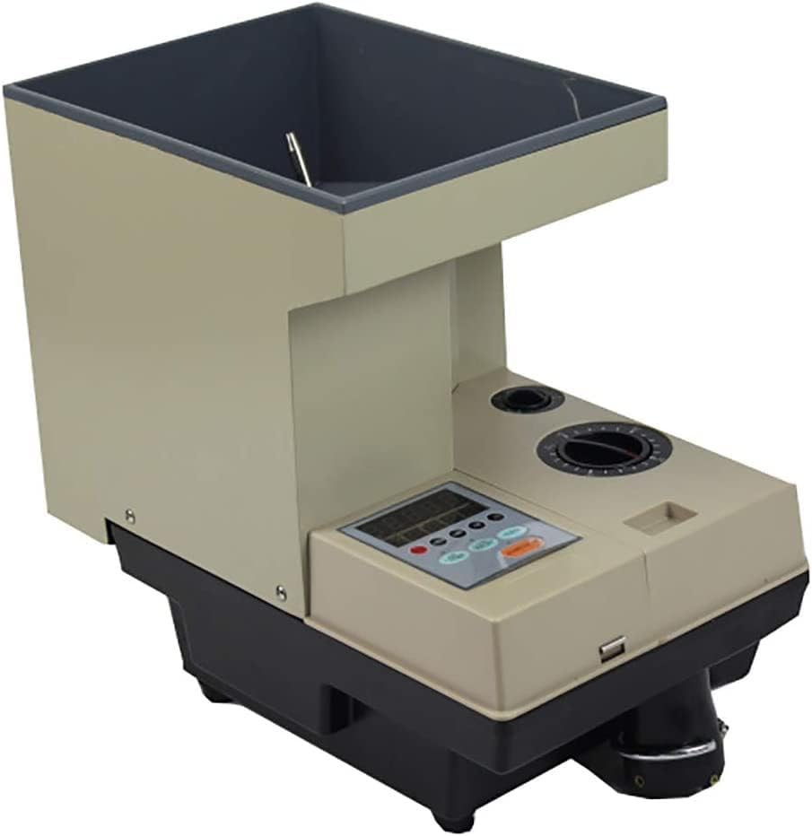 Máquina de contador de moedas 45W Máquina eletrônica de contagem de moedas de euros eletrônicos, classificador de moedas Euro e balcão,