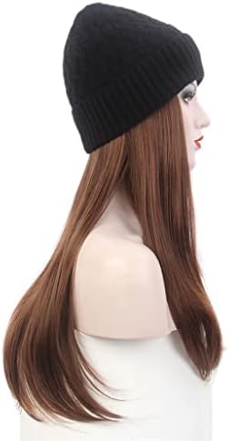 Houkai Ladies Hair Hat Hat Black Knit