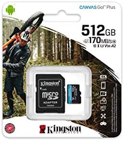 Kingston 512GB MicrosDXC Canvas Go Plus PLUS 170MB/S LEI