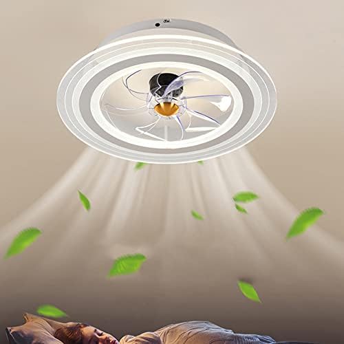 PAKFAN LED TETER ROUND TETELAÇÃO COM LUZES, 20 80W TETEING FABRES COM LUZ CHANDELIER DE TETO DE PROFIGO DE 3 VERDADES LIVRA