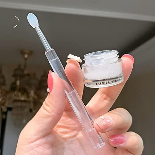 Brilhoes para lábios de silicone de 11pcs e escovas de maquiagem labial com Caps Professional Applicatator Brush Tool,