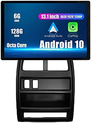 WOSTOKE 13.1 Android Radio CarPlay & Android AUTO AUTORADIO NAVEGAÇÃO DE NAVEGAÇÃO DE CARRO MULTIMENTIA PLAYER GPS Creca de toque RDS RDS DSP BT Substituição de unidade de cabeça WiFi para Saga Proton -2018, se aplicável, se aplicável