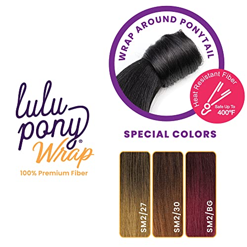 Sensationnel Lulu Pony Wrap Hairextensions - High Heat Yaki Pony Pony cauda ou para cima FAI