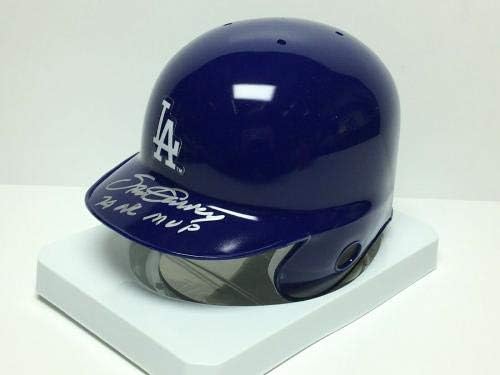 Steve Garvey assinou mini -helmet 74 NL MVP JSA WP041153 - Mini capacetes MLB autografados