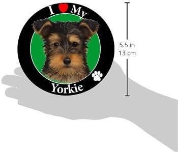 Magnet de carro de animais de estimação de E&S, Yorkie Pup