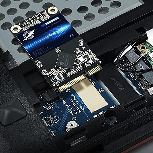 Dogfish msata SSD 64GB 3D NAND MLC SATA III 6 GB/S, MSATA Solid State Drive - Compatível com laptop para PC para desktop -